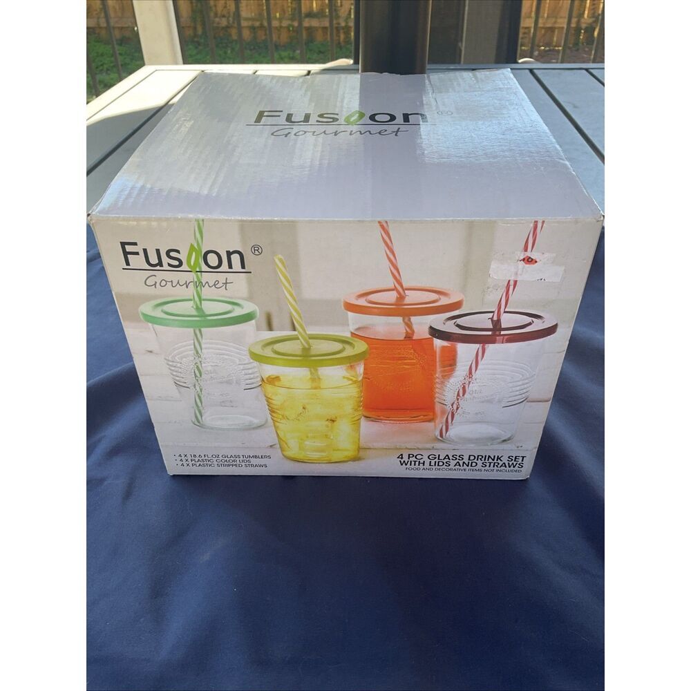 Fusion Gourmet Drinking Glass Set of 4